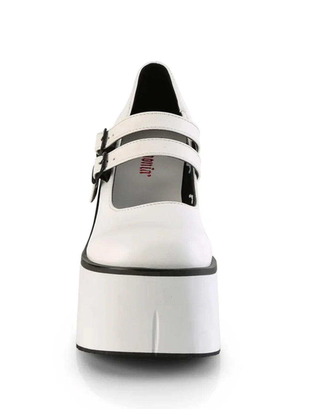 DEMONIA KERA 08 PLATFORM MARYJANES - WHITE - Image 3