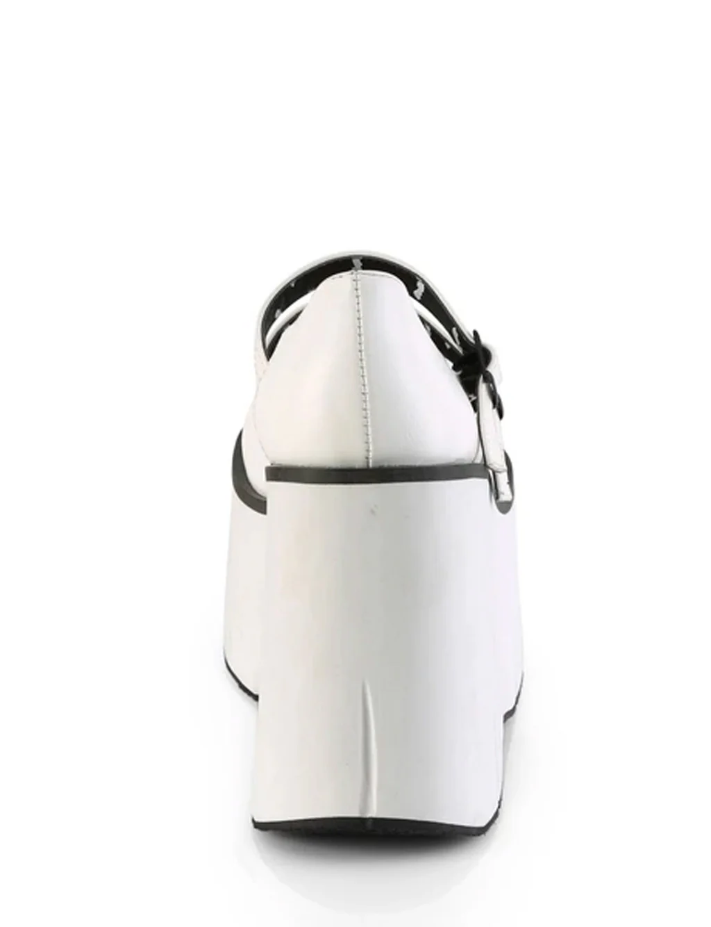 DEMONIA KERA 08 PLATFORM MARYJANES - WHITE - Image 6