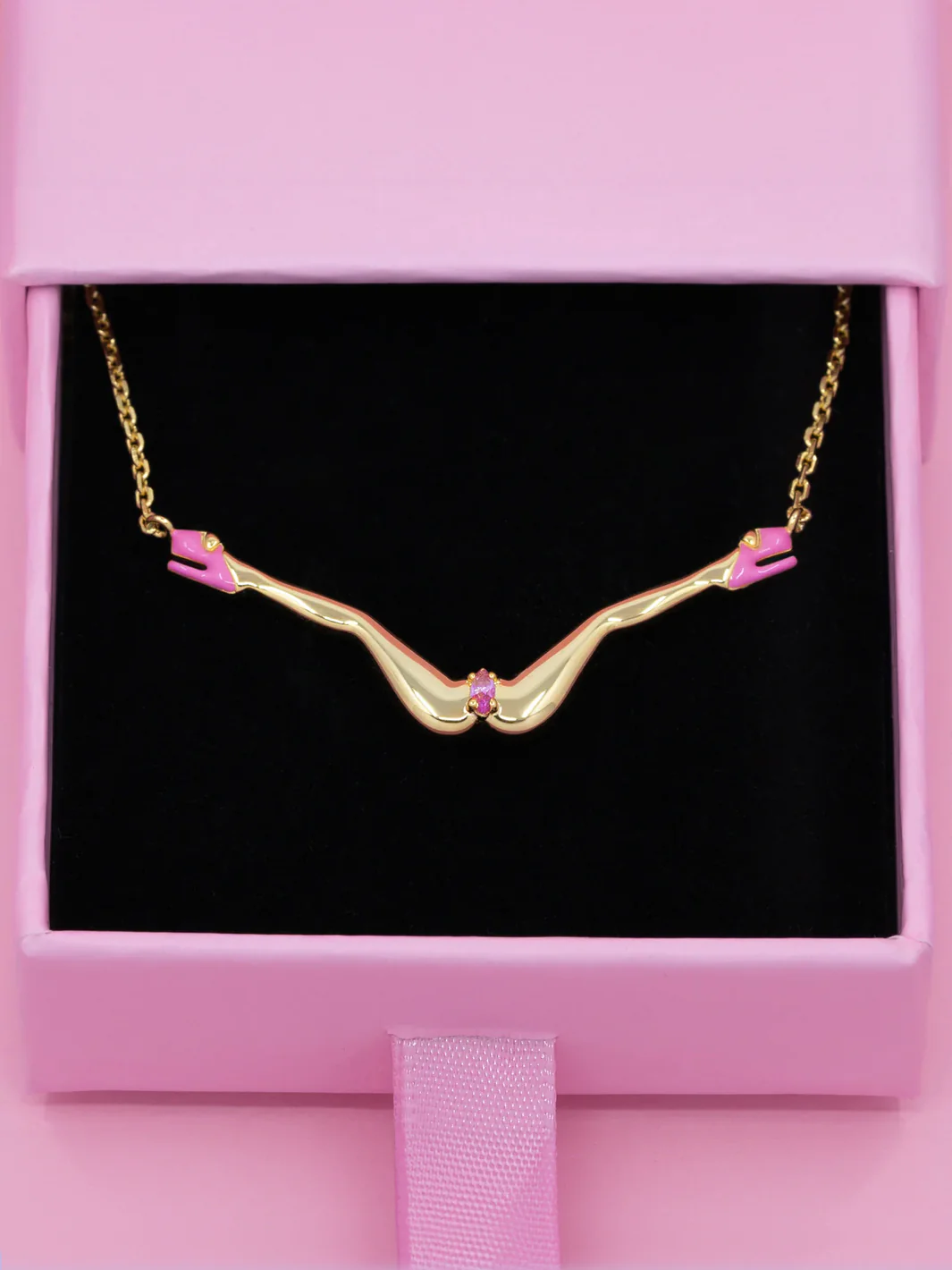LEGS NECKLACE - 18K GOLD VERMEIL