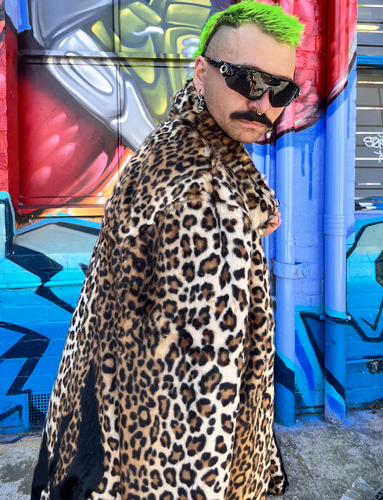 LION KING FAUX FUR JACKET - LEOPARD & BLACK ✰ MADE 4 U ✰ - Image 4