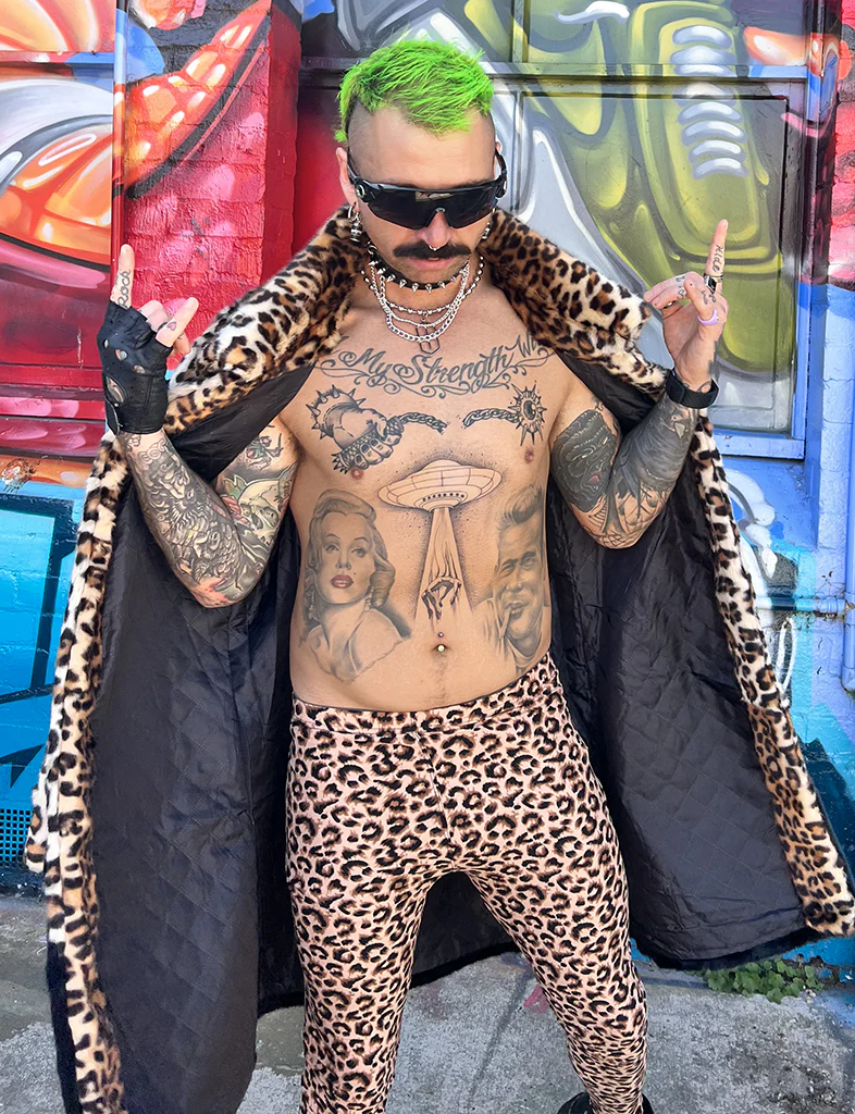 LION KING FAUX FUR JACKET - LEOPARD & BLACK ✰ MADE 4 U ✰ - Image 5