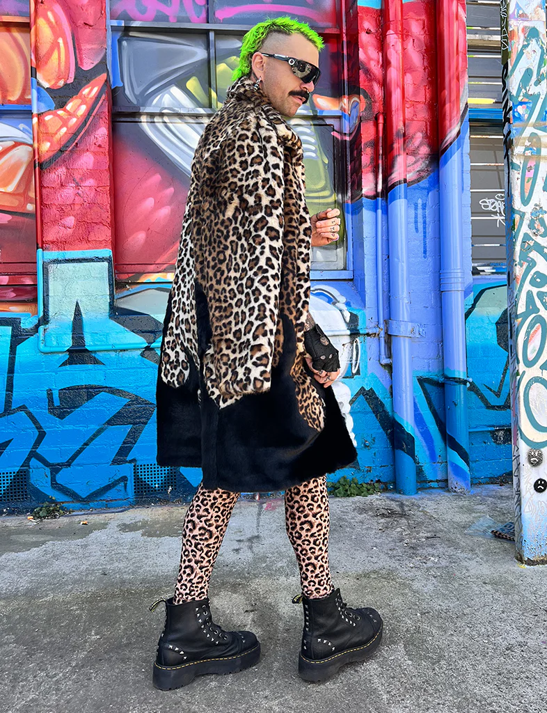 LION KING FAUX FUR JACKET - LEOPARD & BLACK ✰ MADE 4 U ✰ - Image 6