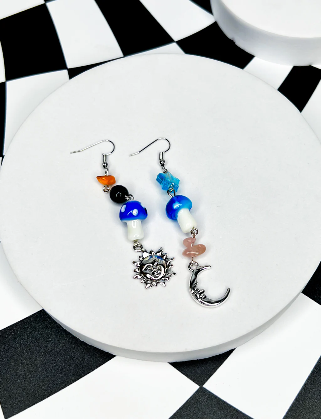 GALACTIC CIRCUS EARRINGS - BLUE