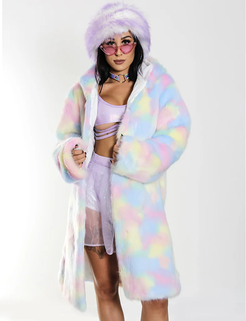MELTED ICECREAM FAUX FUR JACKET ✰ MADE 4 U ✰ - Image 4