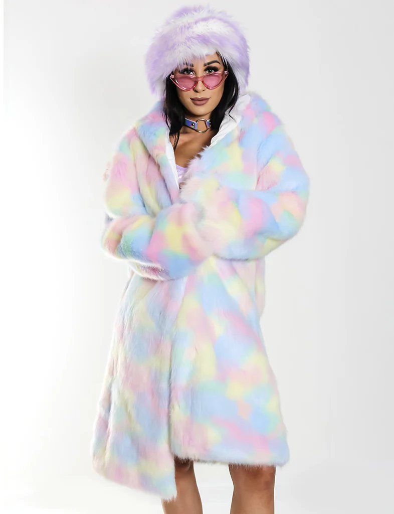 MELTED ICECREAM FAUX FUR JACKET ✰ MADE 4 U ✰ - Image 6