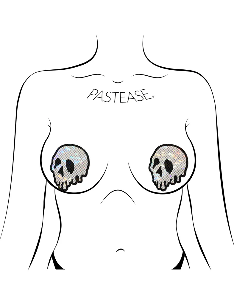 MELTING SKULL NIPPLE PASTIES - Image 2