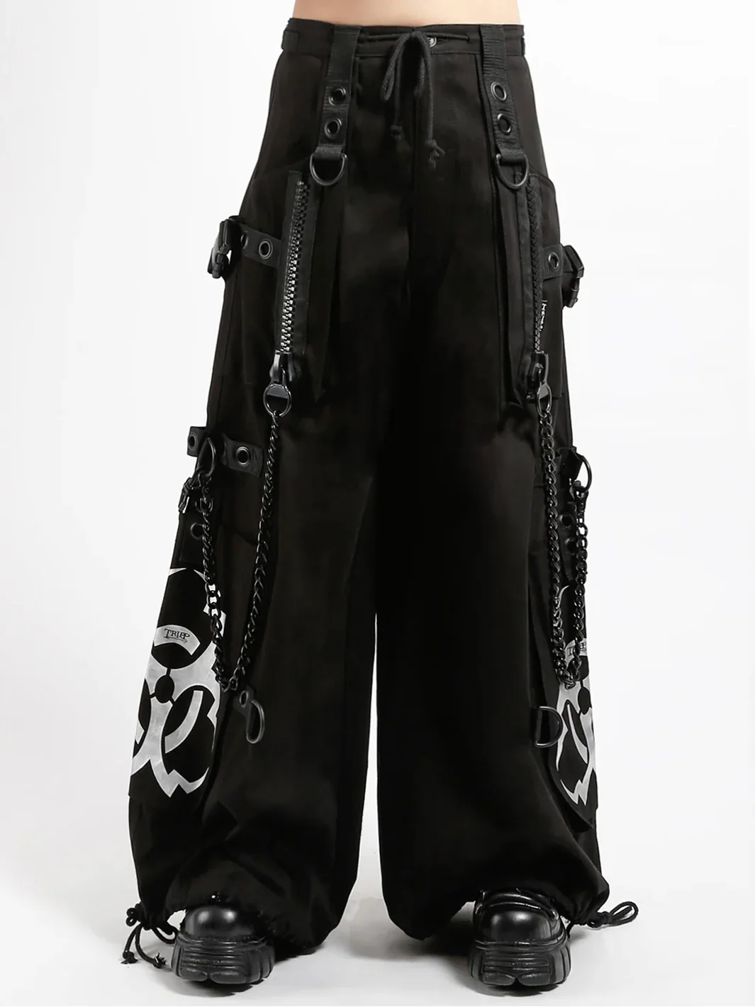 METALLIC BIOTECH PANT - BLACK/SILVER