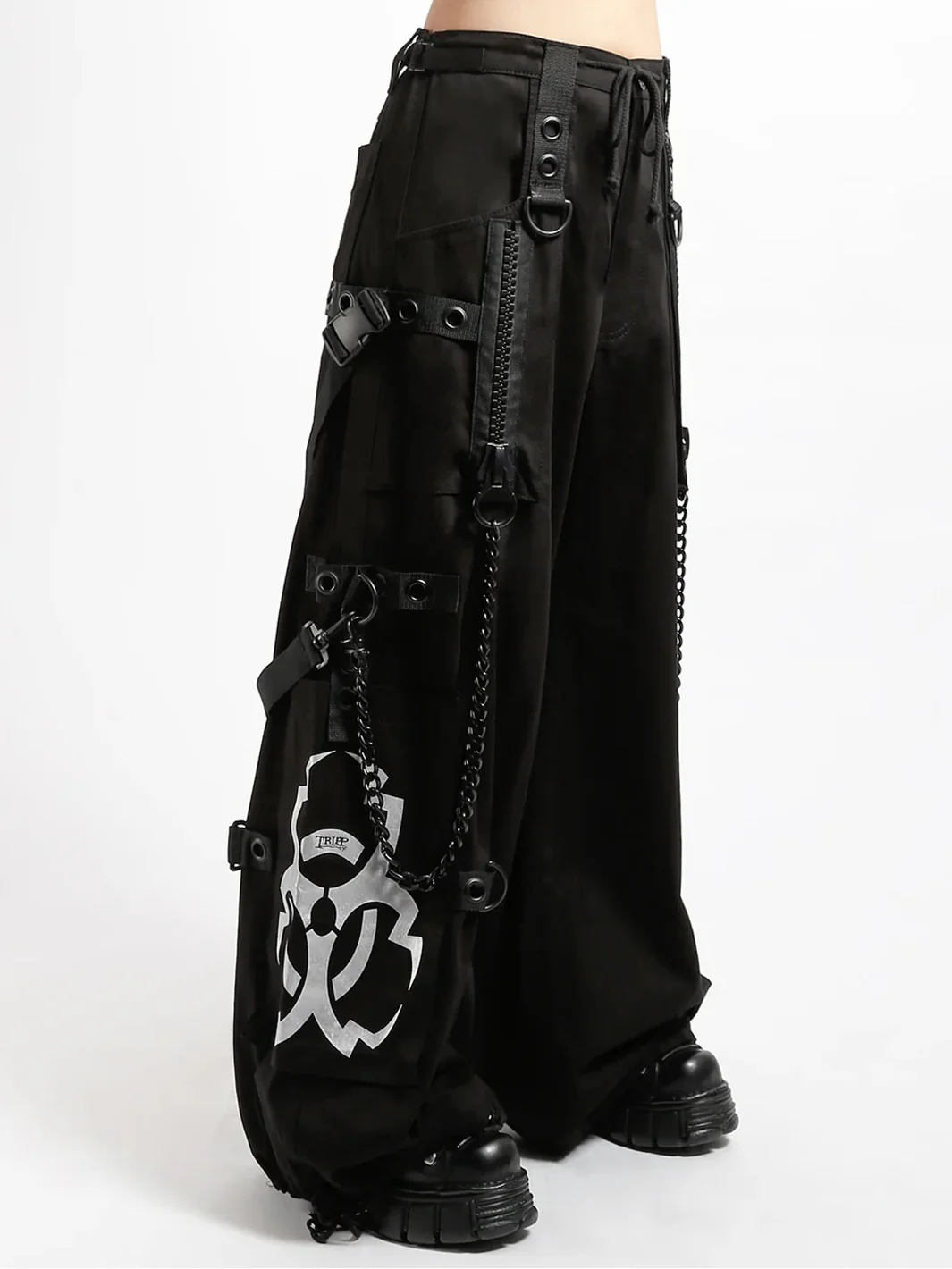 METALLIC BIOTECH PANT - BLACK/SILVER - Image 2