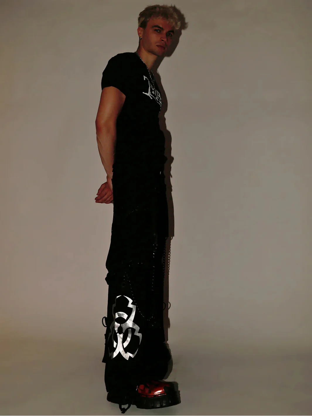 METALLIC BIOTECH PANT - BLACK/SILVER - Image 5
