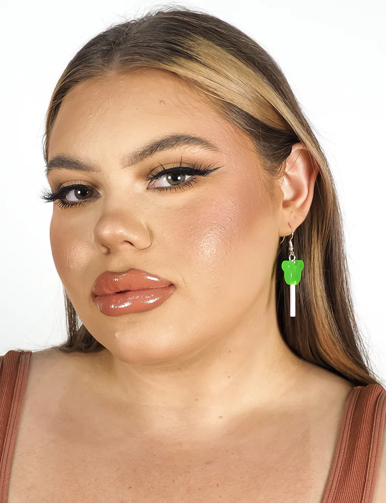 MICKEY LOLLIPOP EARRINGS - GREEN - Image 2