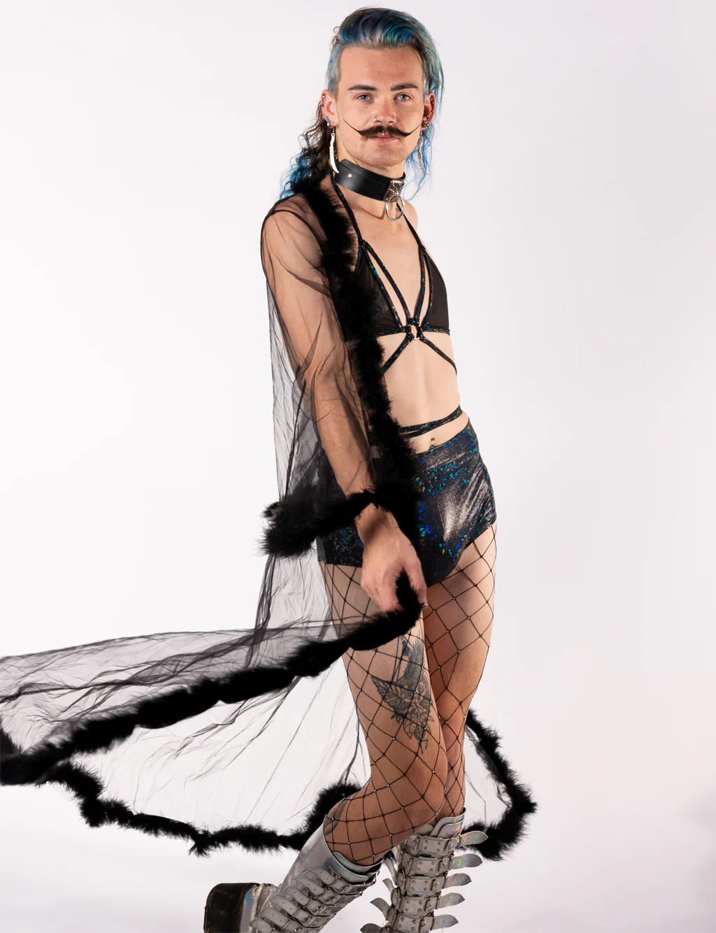 MIDNIGHT FAIRY KIMONO - BLACK - Image 6