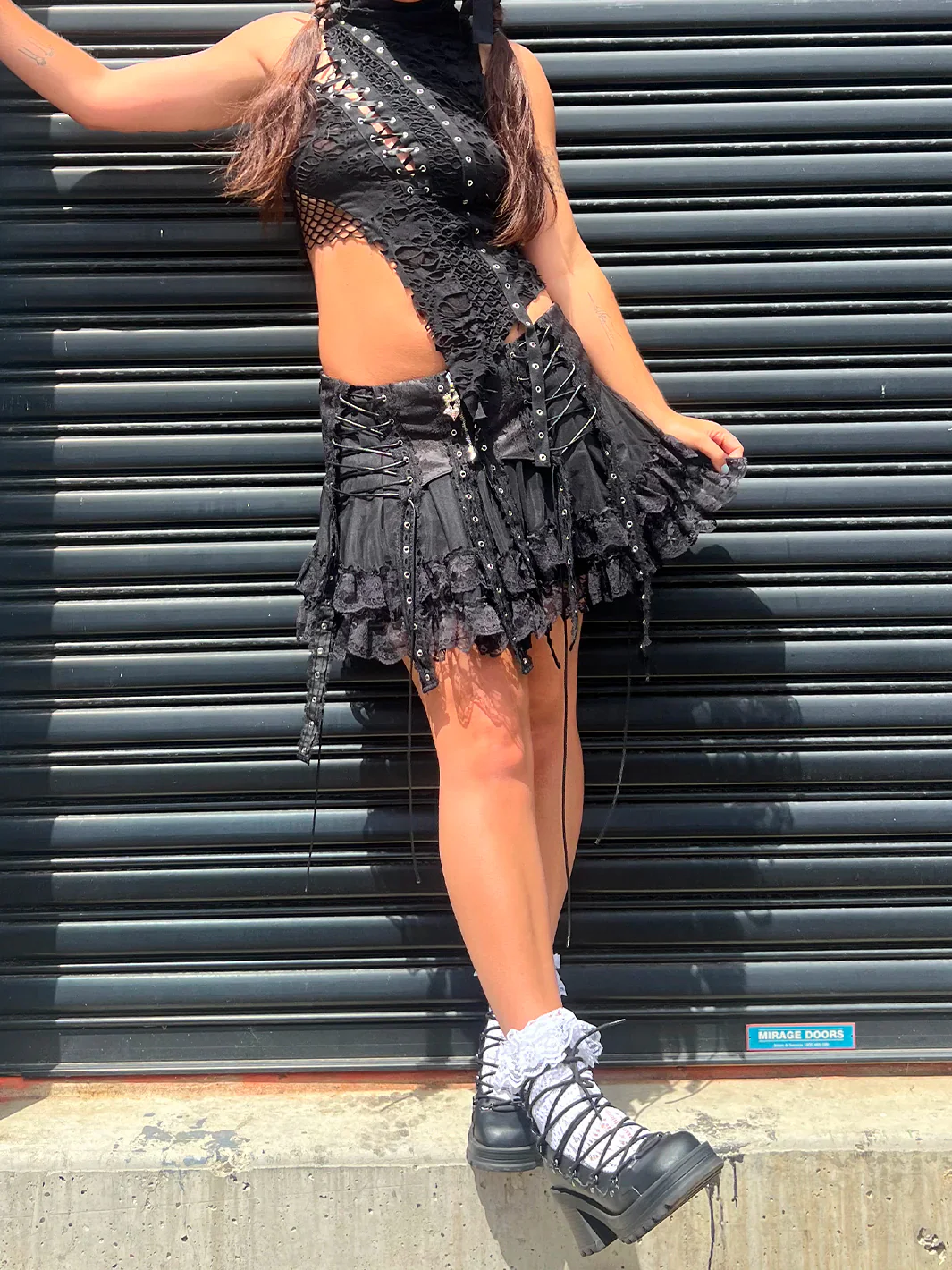MISERY BUSINESS ASYMMETRIC CROP - Image 10