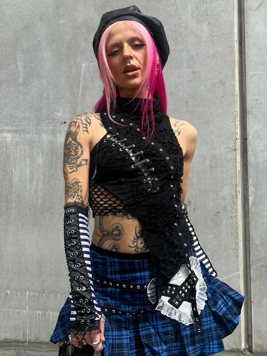 MISERY BUSINESS ASYMMETRIC CROP - Image 3