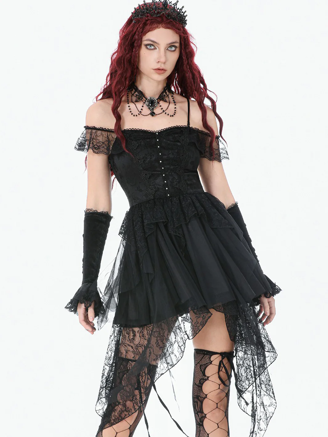 NIGHTFALL LACE DRESS
