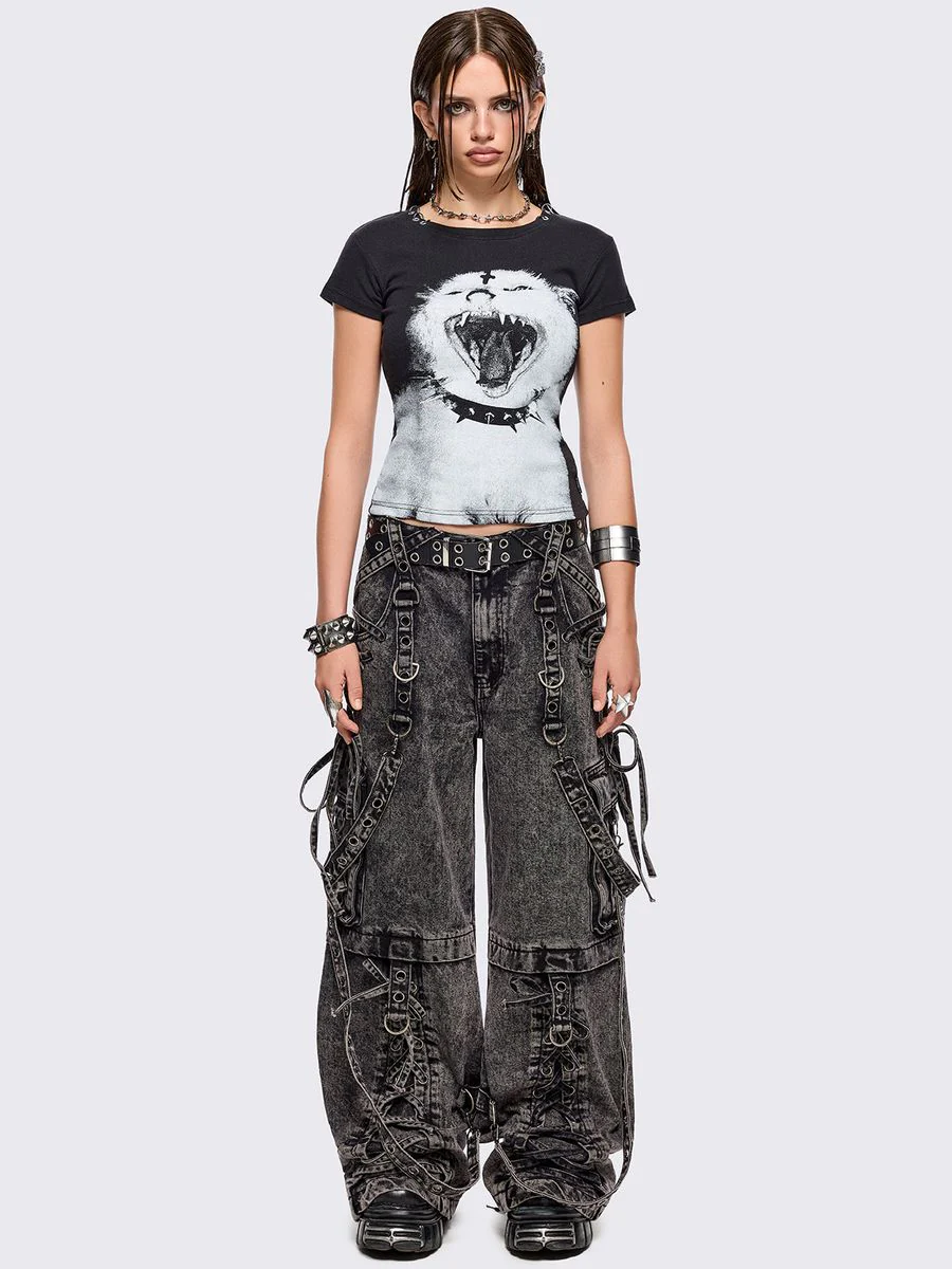 NINE LIVES IN HELL BABY TEE - Image 3