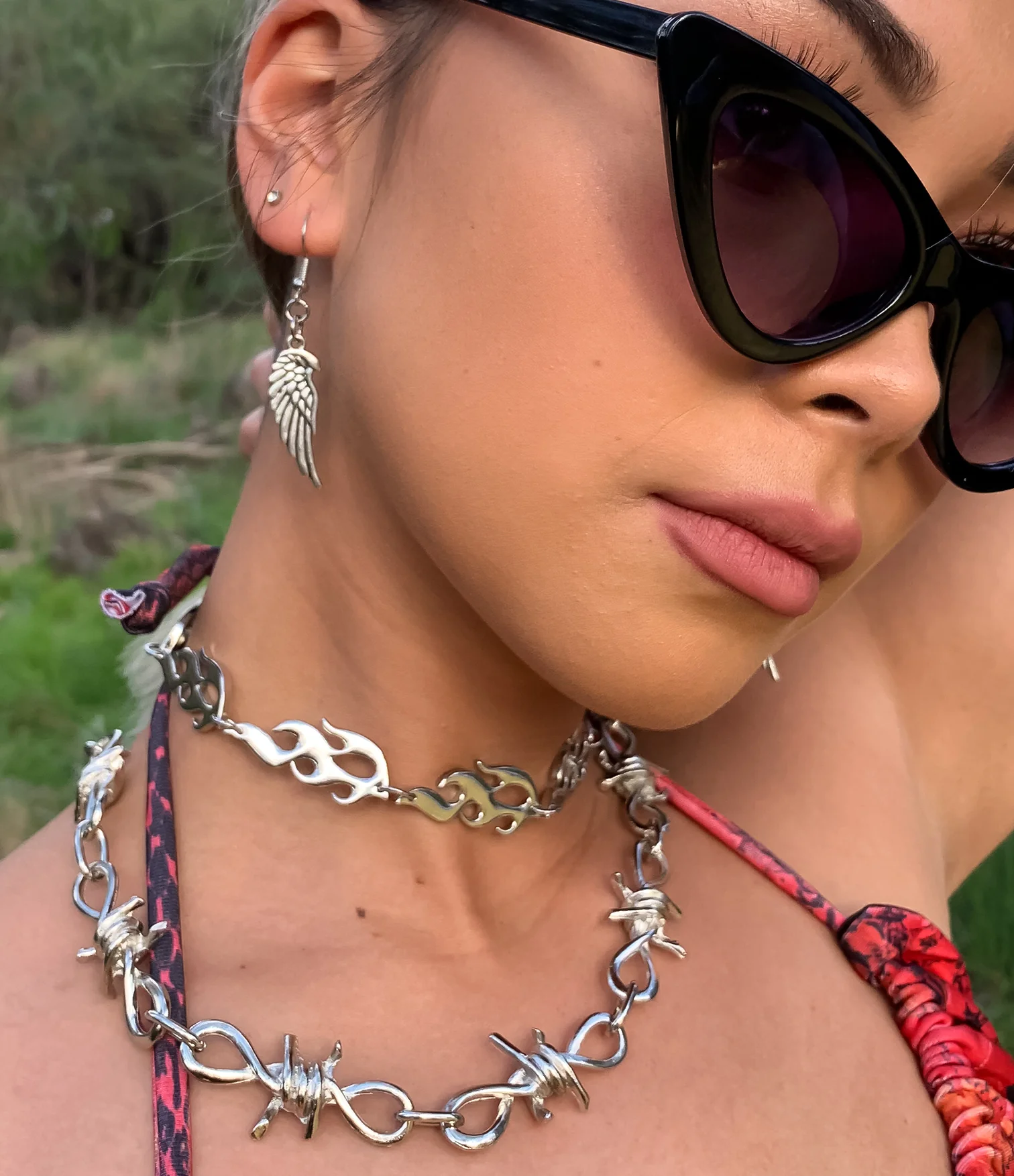 ON FIRE FLAME CHOKER - Image 3