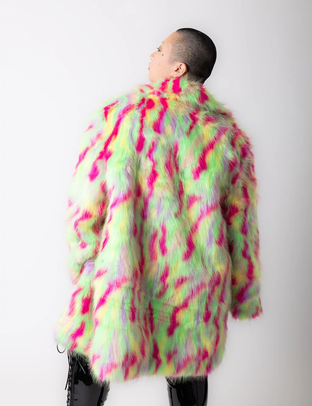 PARTY MONSTER FAUX FUR JACKET - MID LENGTH ✰ MADE 4 U ✰ - Image 2