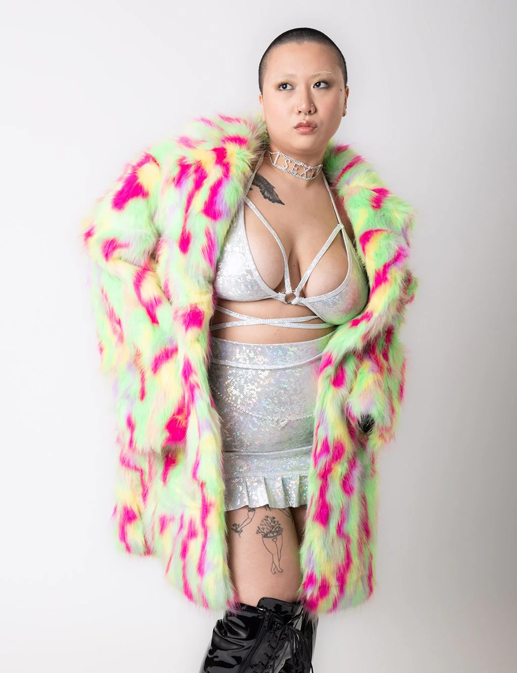 PARTY MONSTER FAUX FUR JACKET - MID LENGTH ✰ MADE 4 U ✰ - Image 3