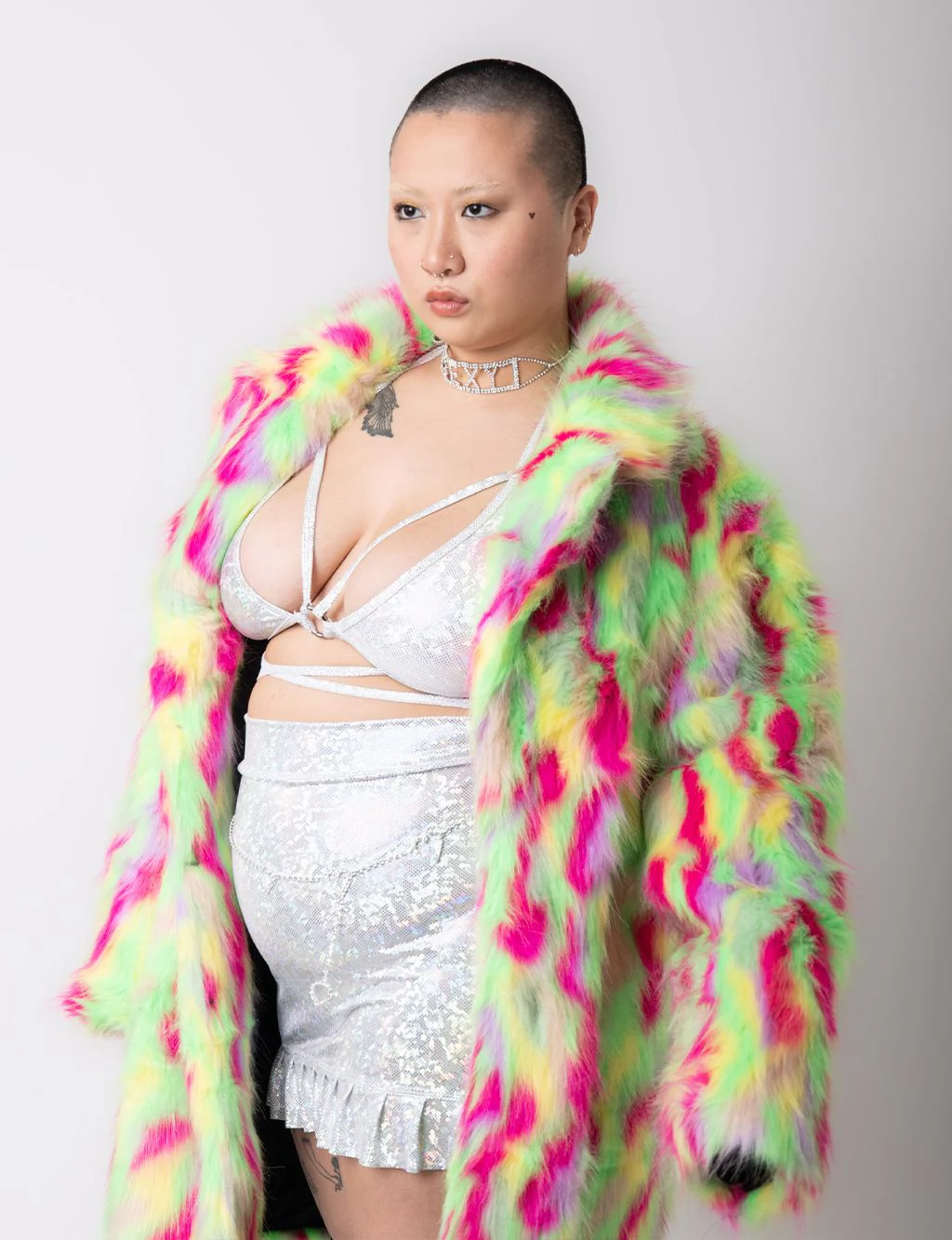 PARTY MONSTER FAUX FUR JACKET - MID LENGTH ✰ MADE 4 U ✰ - Image 5