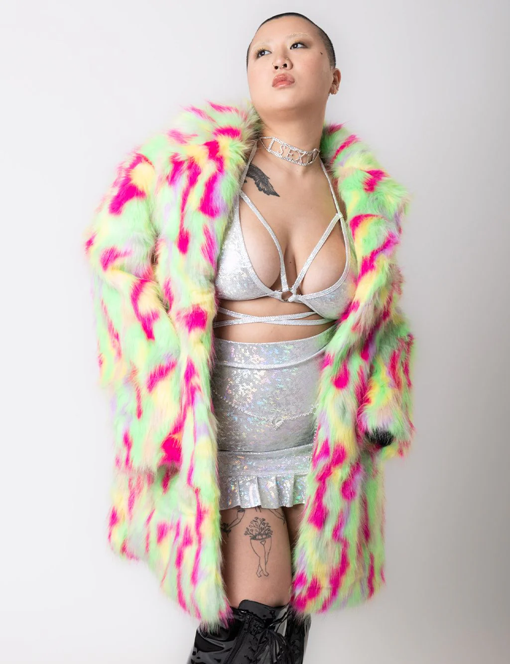 PARTY MONSTER FAUX FUR JACKET - MID LENGTH ✰ MADE 4 U ✰ - Image 6