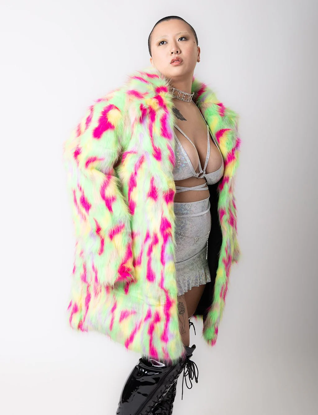 PARTY MONSTER FAUX FUR JACKET - MID LENGTH ✰ MADE 4 U ✰ - Image 7