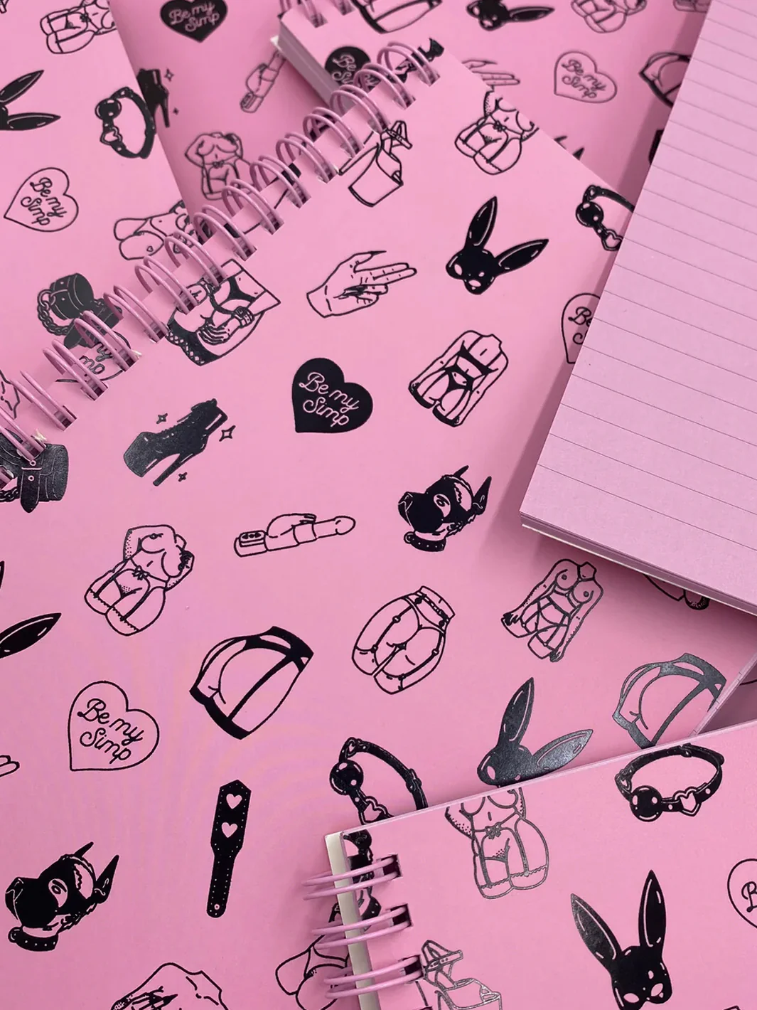 PINK NOTEBOOK - BLACK - Image 2