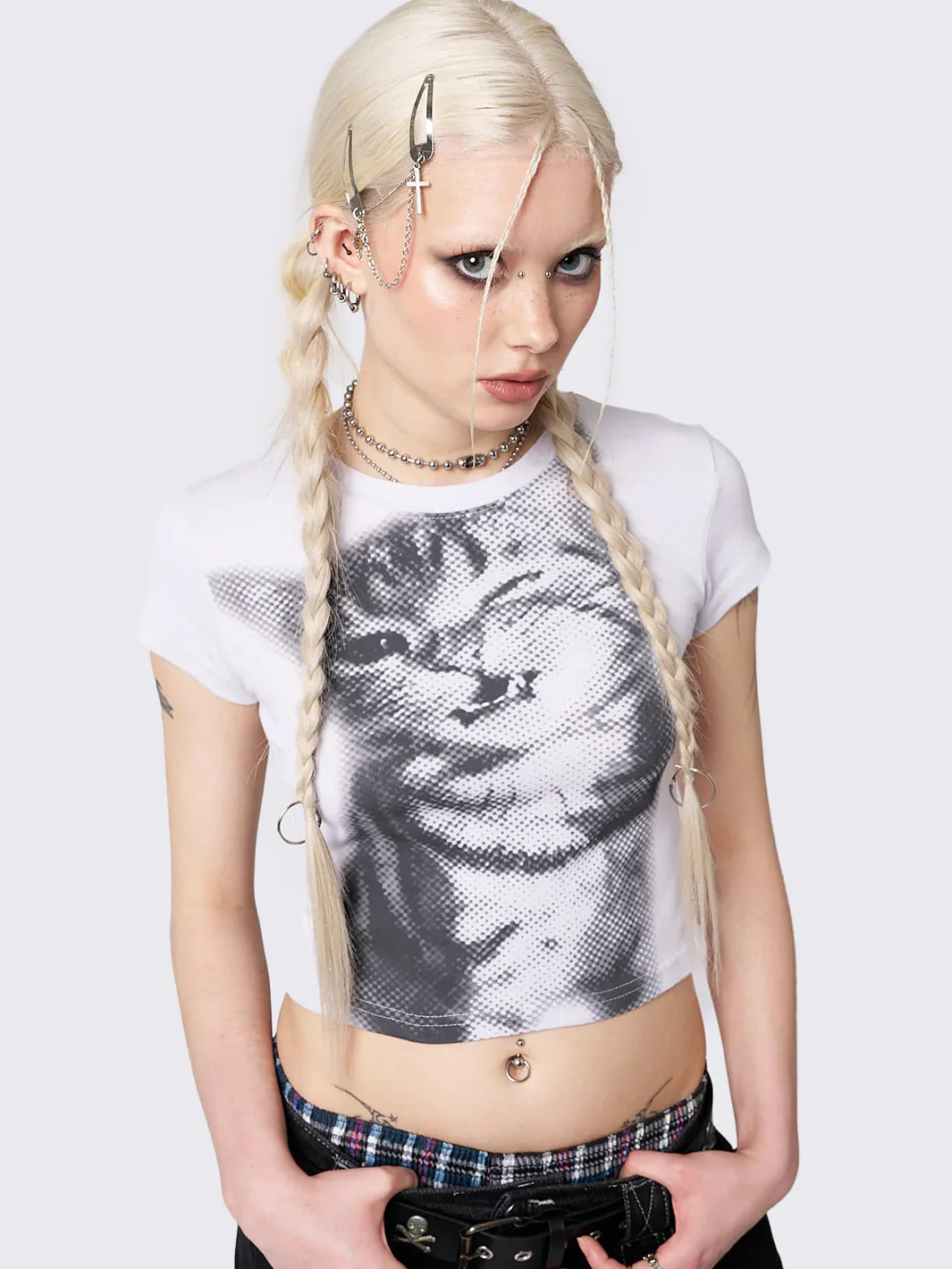 PIXEL KITTY BABY TEE - Image 4