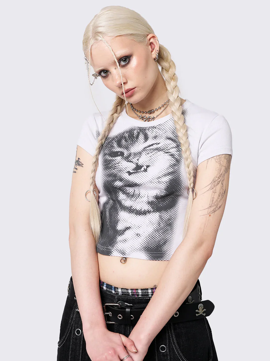 PIXEL KITTY BABY TEE - Image 7
