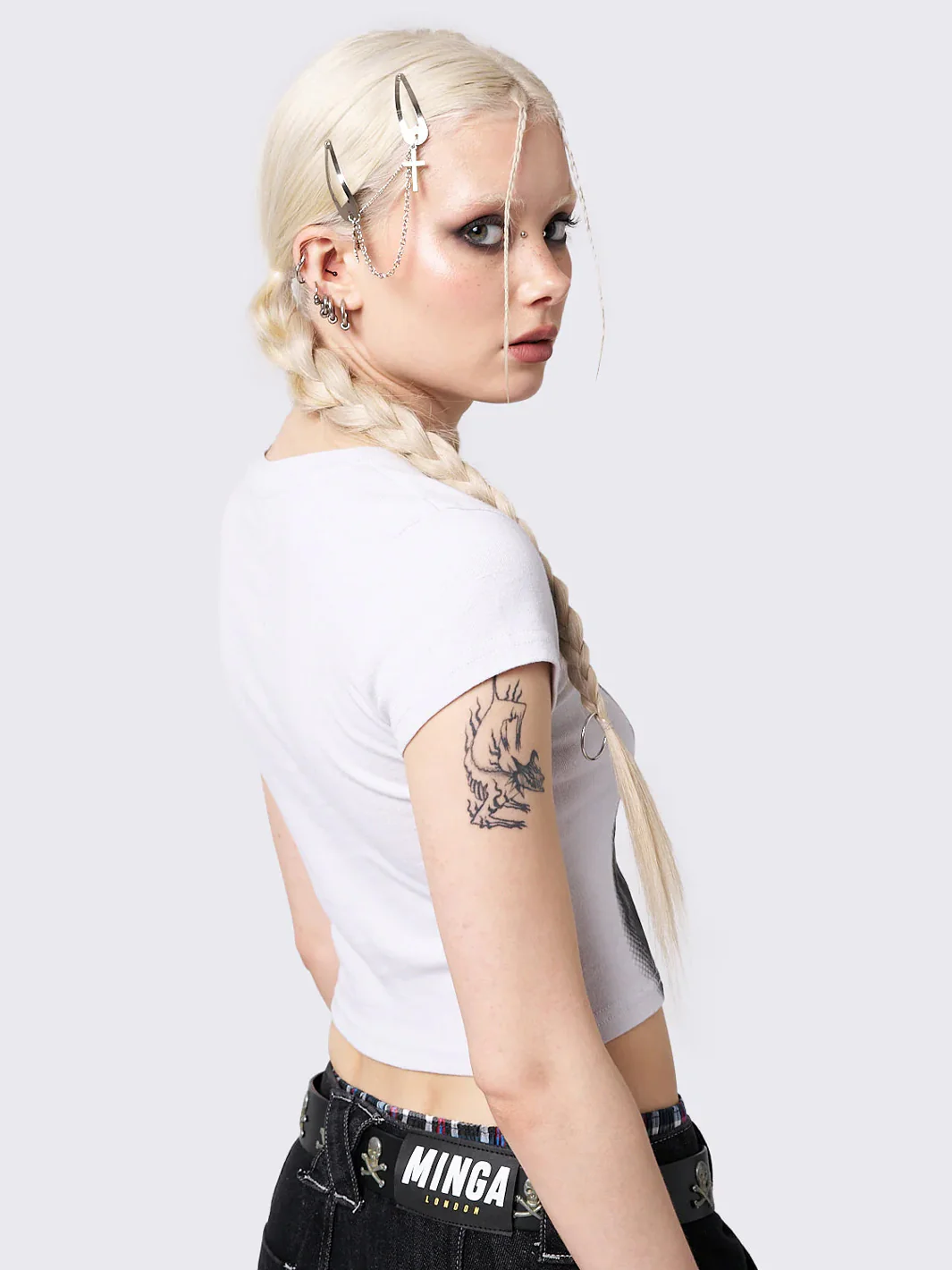 PIXEL KITTY BABY TEE - Image 9