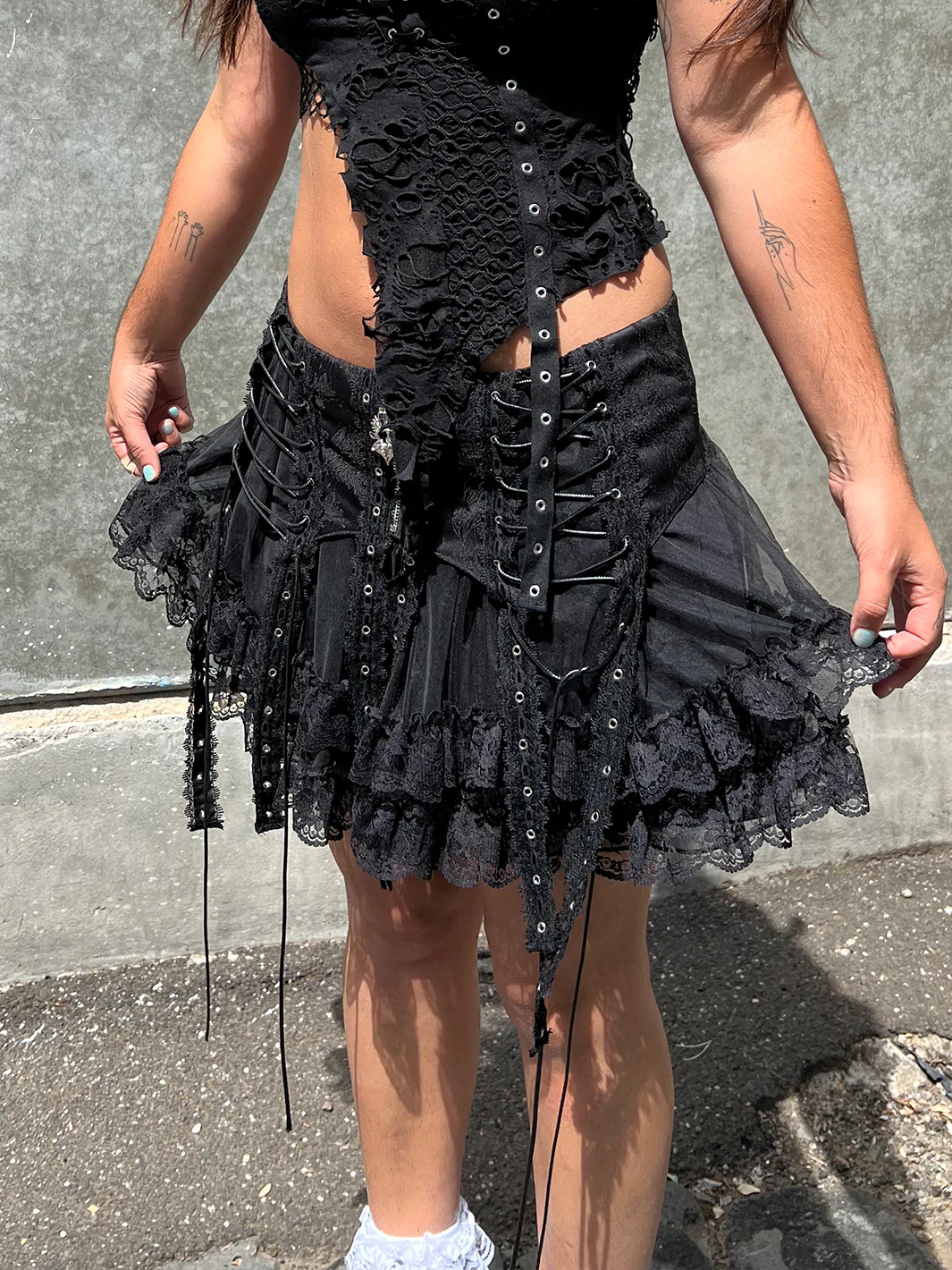 HELENA TULLE MINI SKIRT - Image 5