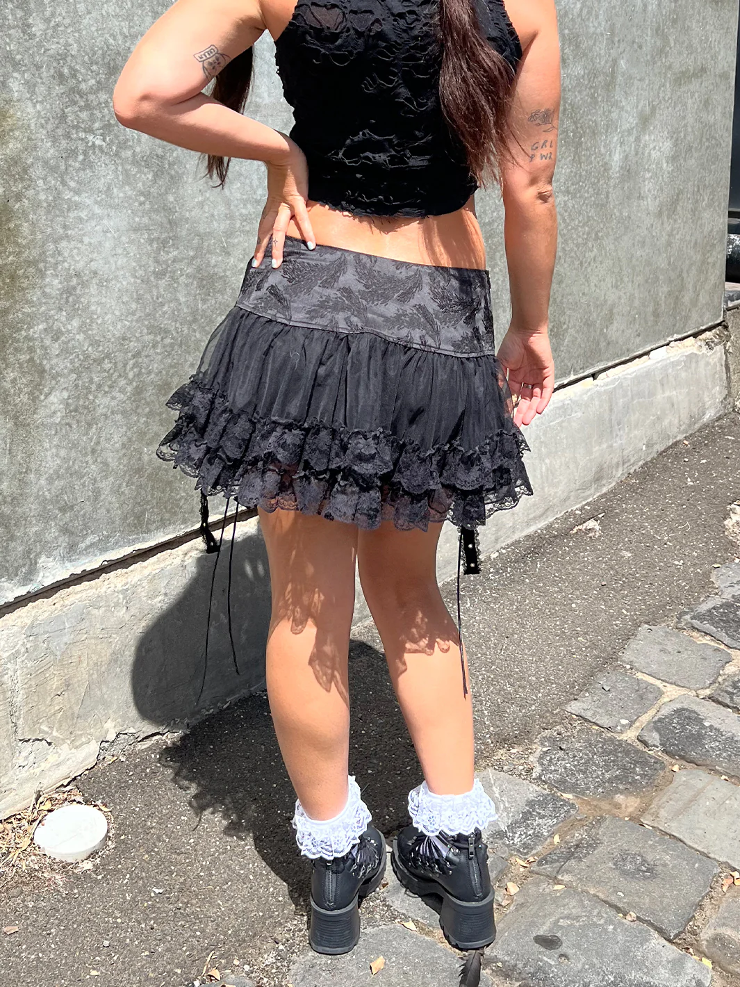 HELENA TULLE MINI SKIRT - Image 6