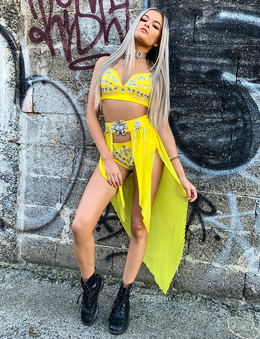 QUEEN OF SPLENDOUR SET - YELLOW - Image 4