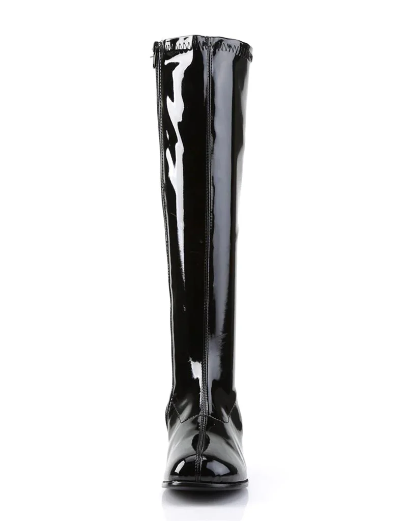 RETRO 300 - BLACK STRETCH PATENT ✰ PRE ORDER ✰ - Image 3
