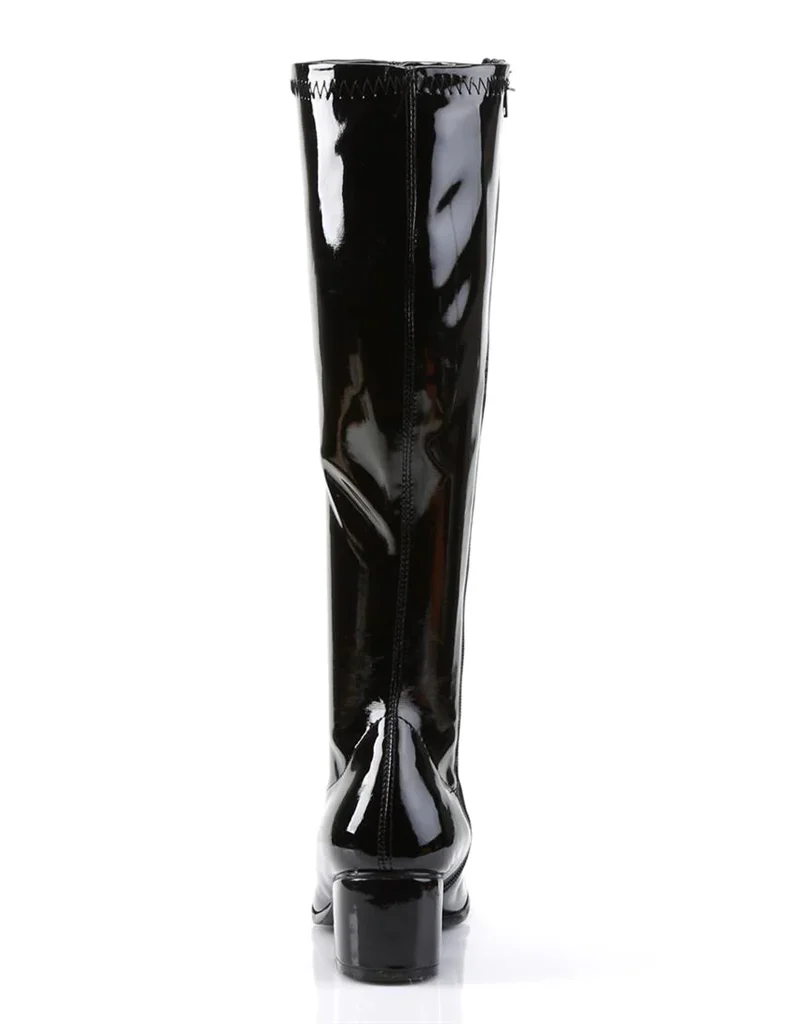 RETRO 300 - BLACK STRETCH PATENT ✰ PRE ORDER ✰ - Image 4