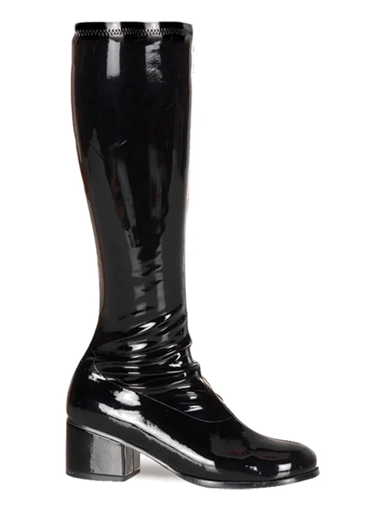 RETRO 300 - BLACK STRETCH PATENT ✰ PRE ORDER ✰ - Image 5