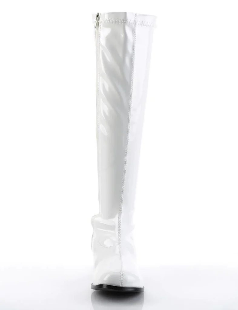 RETRO 300 - WHITE STRETCH PATENT ✰ PRE ORDER ✰ - Image 3