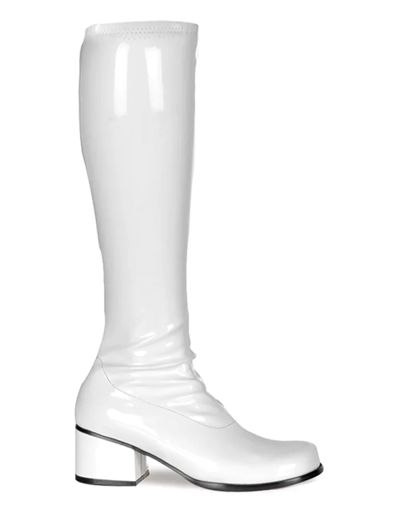 RETRO 300 - WHITE STRETCH PATENT ✰ PRE ORDER ✰ - Image 5