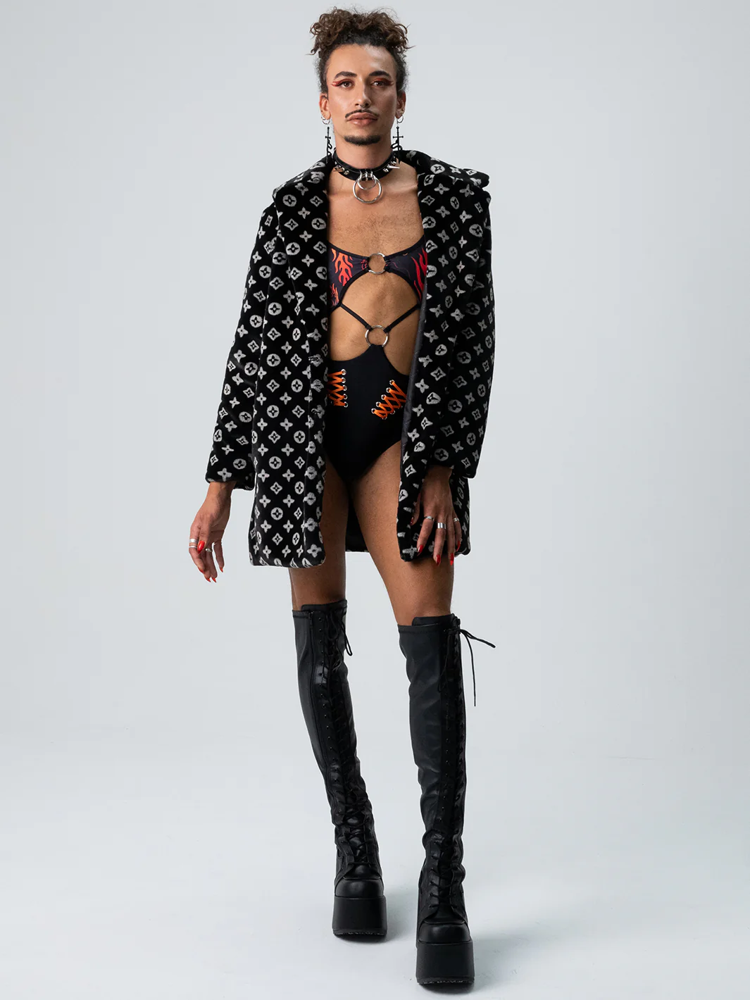 RICH BITCH FAUX FUR JACKET - BLACK ✰ MADE 4 U ✰ - Image 3