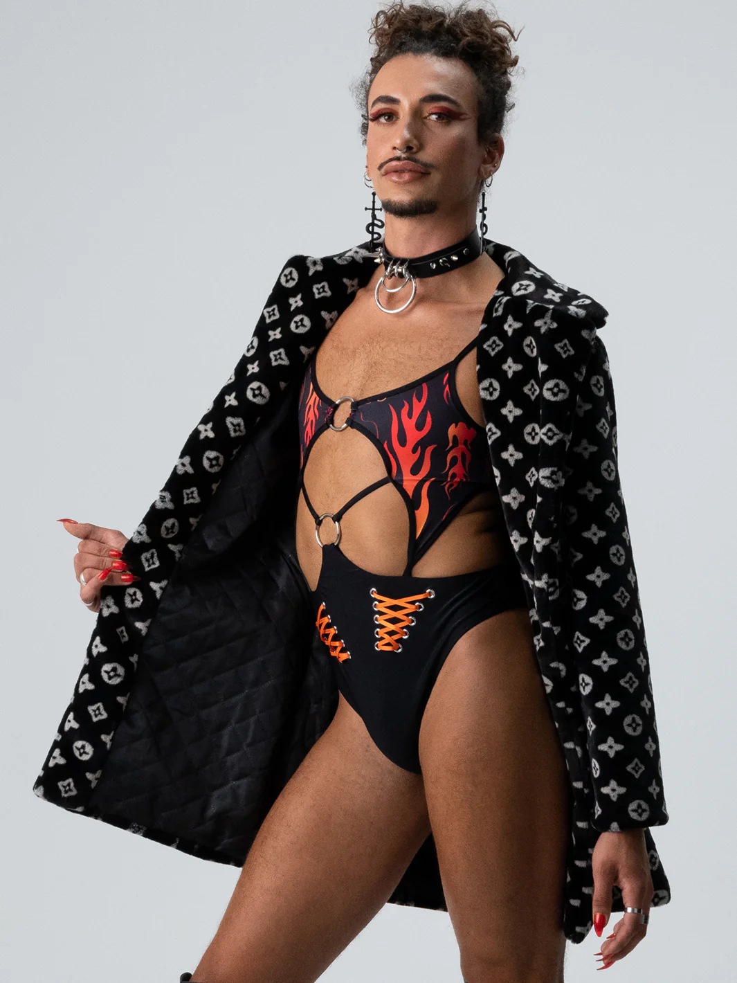 RICH BITCH FAUX FUR JACKET - BLACK ✰ MADE 4 U ✰ - Image 4