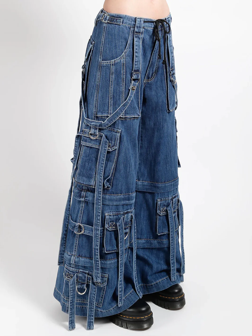 RING STRAP PANT - INDIGO DENIM - Image 5
