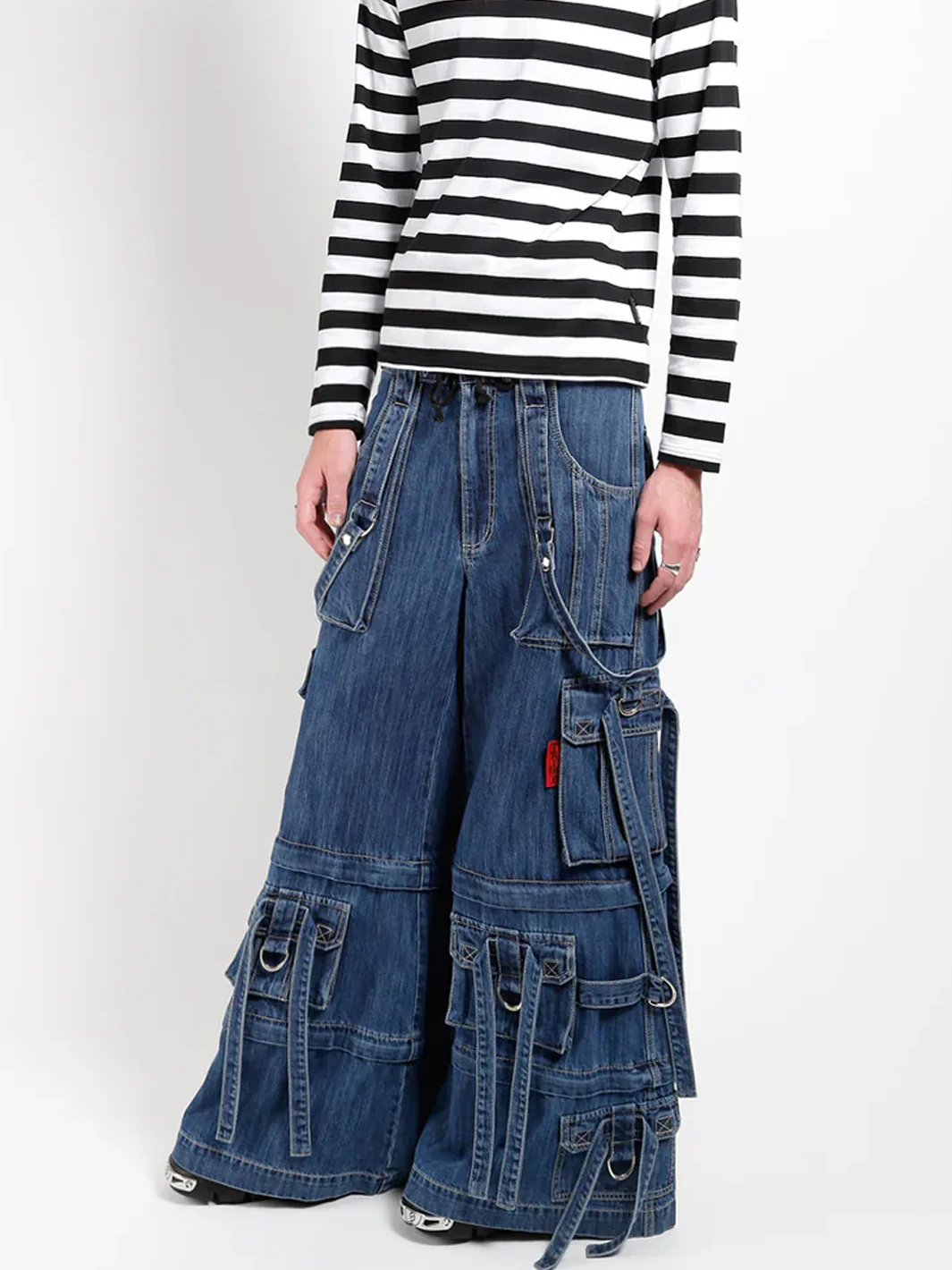 RING STRAP PANT - INDIGO DENIM - Image 7