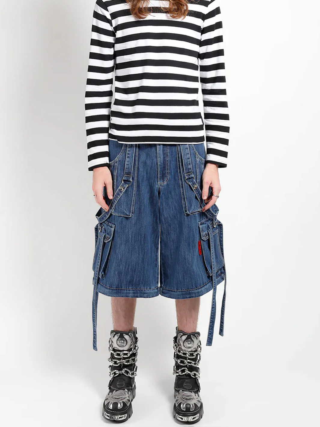 RING STRAP PANT - INDIGO DENIM - Image 9