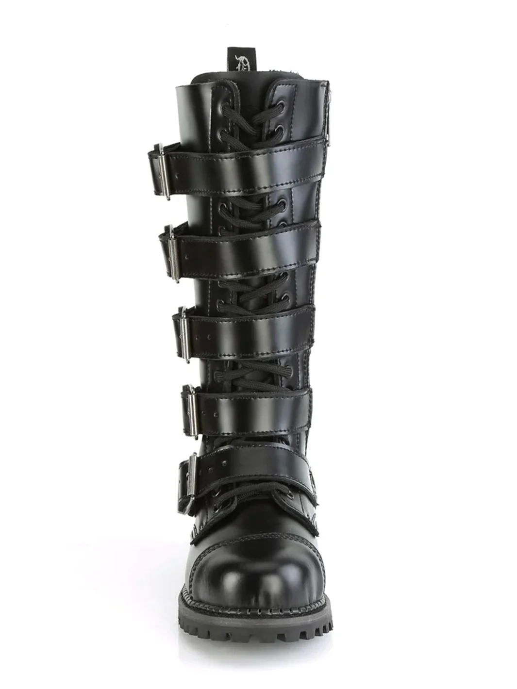 DEMONIA RIOT-18BK - BLACK LEATHER ✰ PRE ORDER ✰ - Image 2