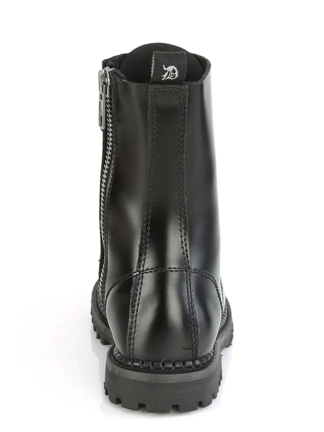 DEMONIA RIOT-10 - BLACK LEATHER ✰ PRE ORDER ✰ - Image 4
