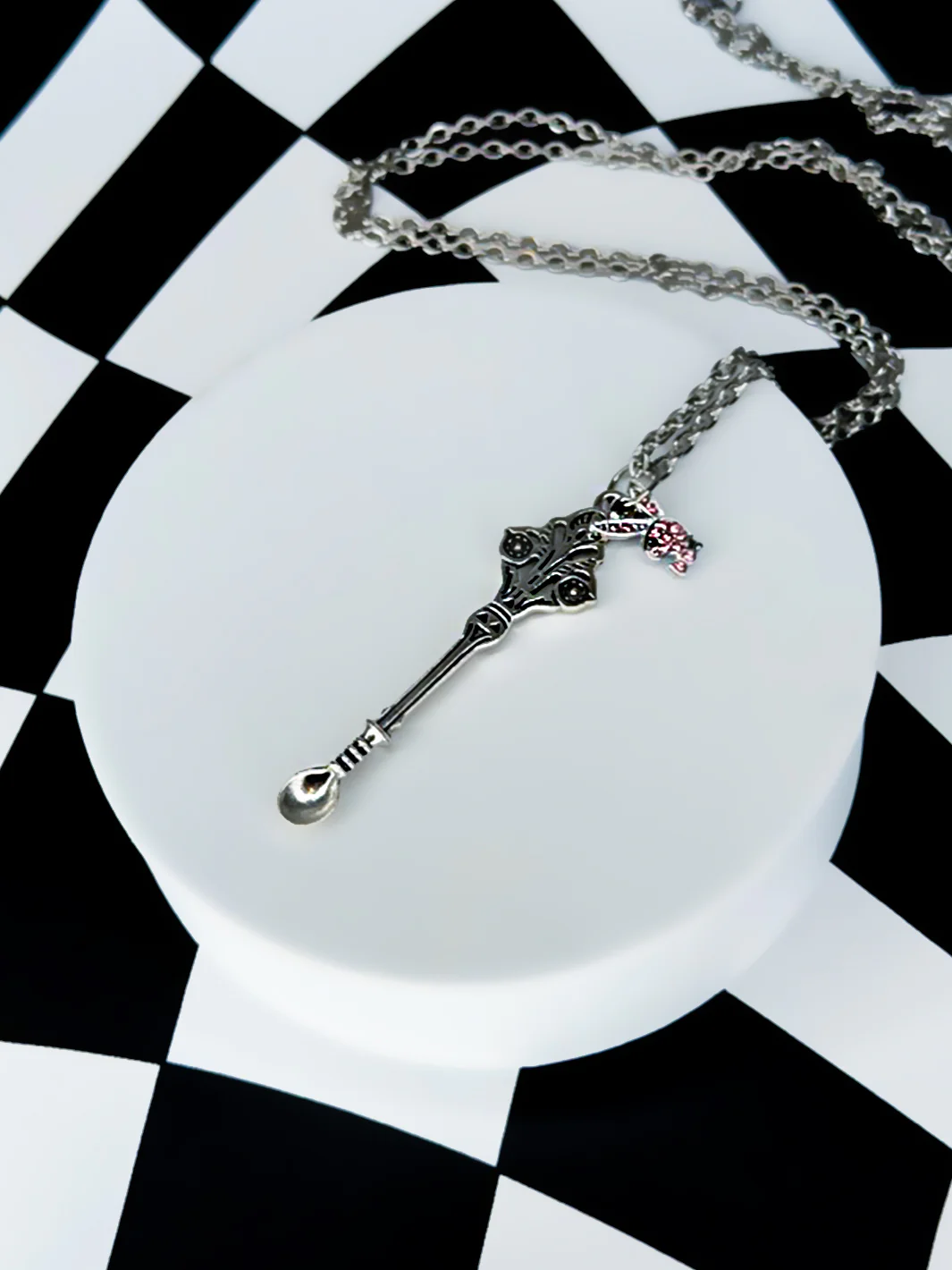 ROYAL BUNNY SPOON NECKLACE - PINK