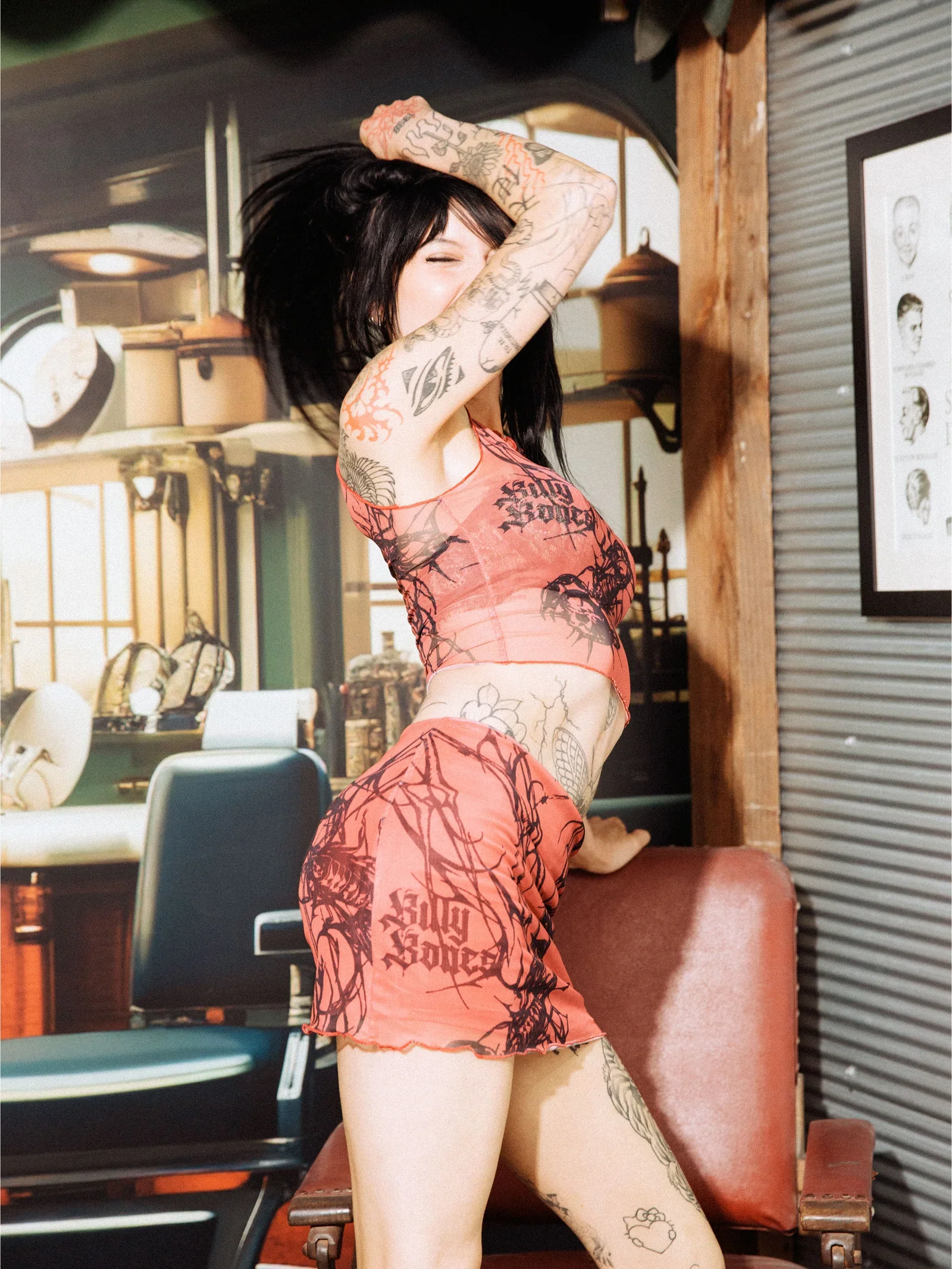 SCORPION MESH SKIRT - SHIRAZ - Image 6