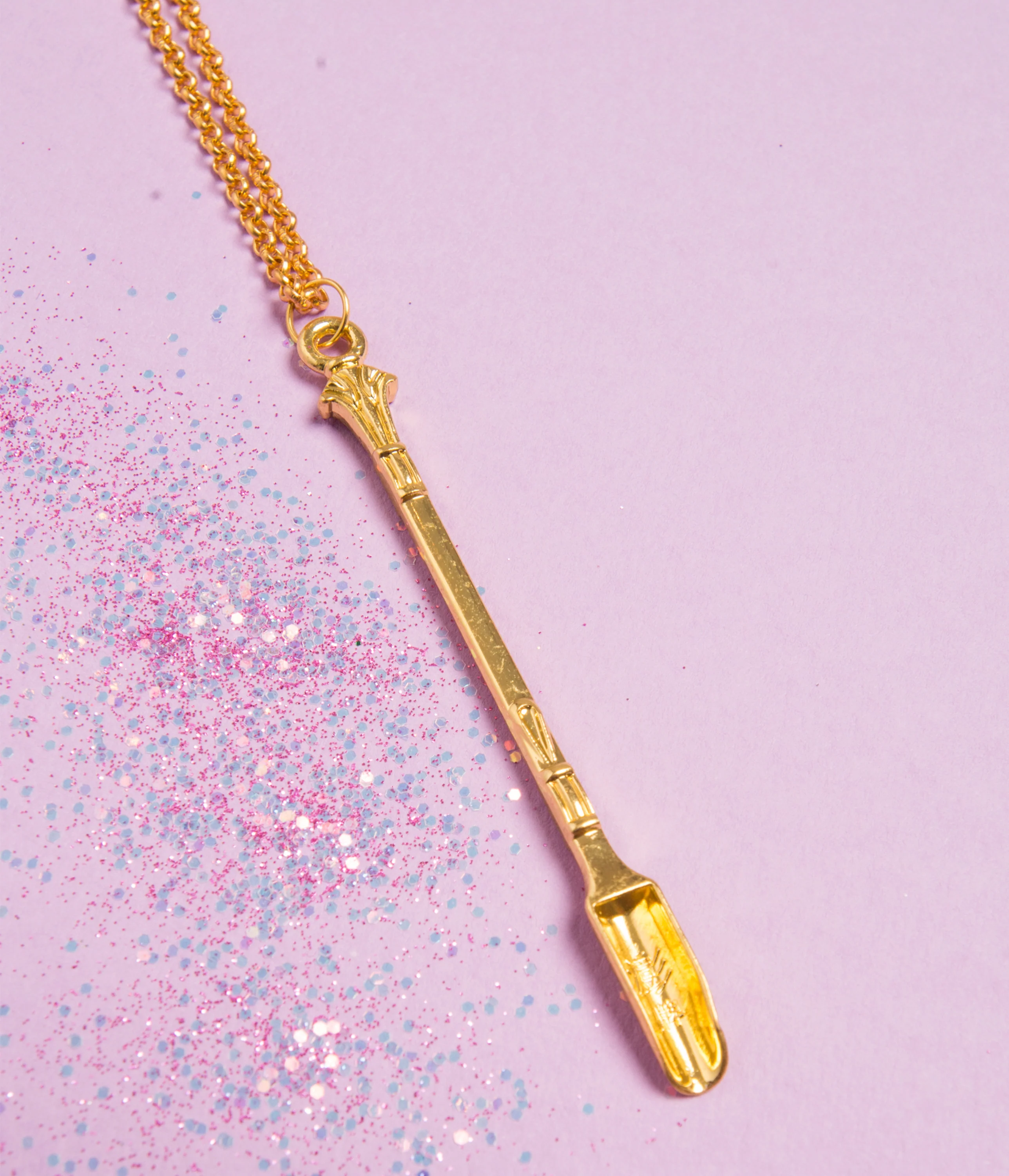 SCUBA STEVE SCOOP NECKLACE - GOLD - Image 4