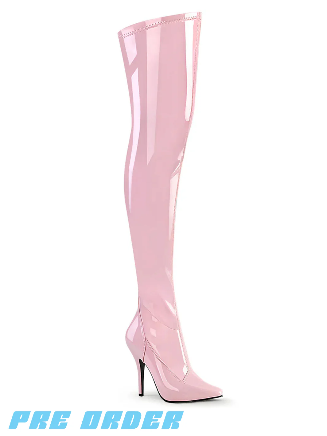 SEDUCE-3000 - BABY PINK STRETCH PATENT ✰ PRE ORDER ✰