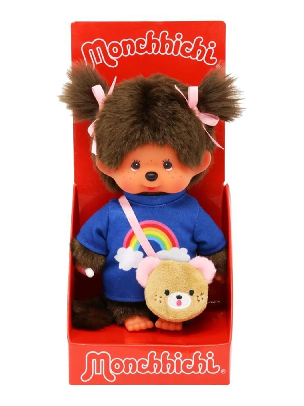 MONCHHICHI GIRL KAWAII MESSENGER BAG PUSH DOLL - Image 2
