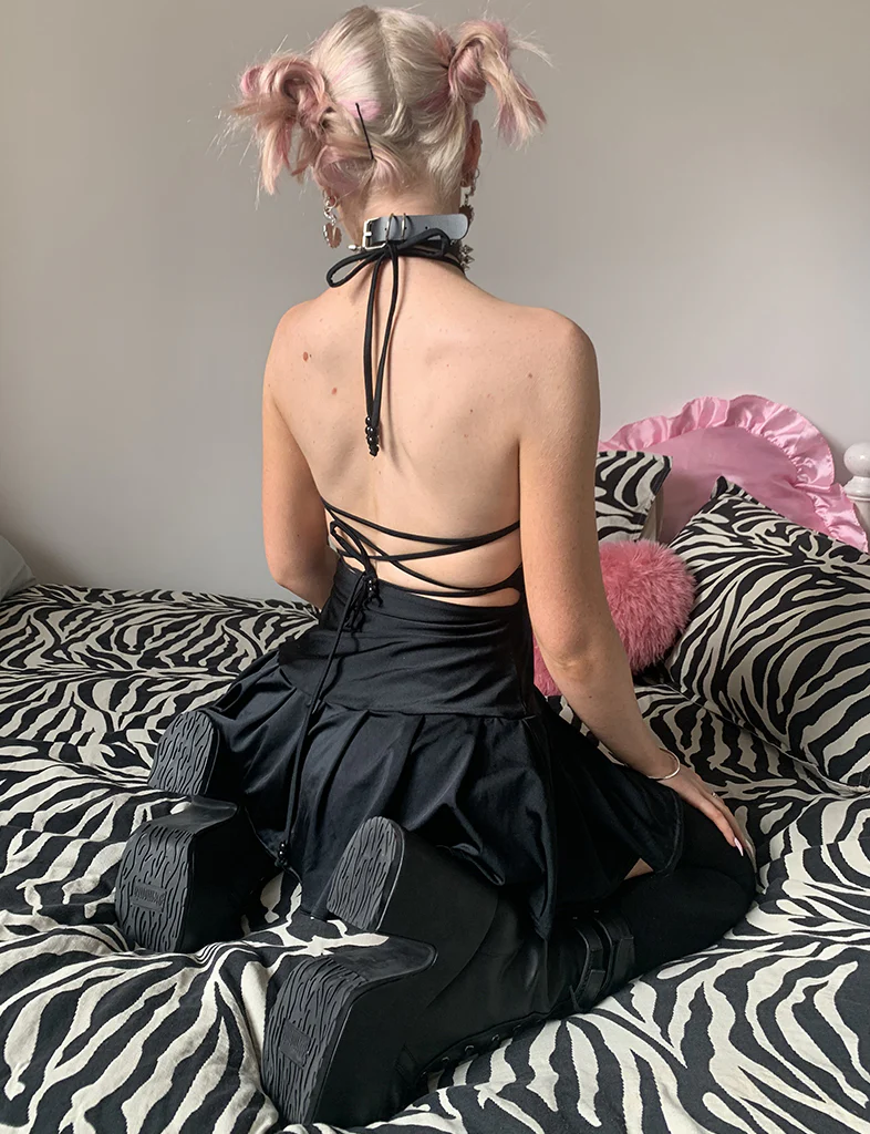 SELMA DRESS - JET BLACK - Image 2